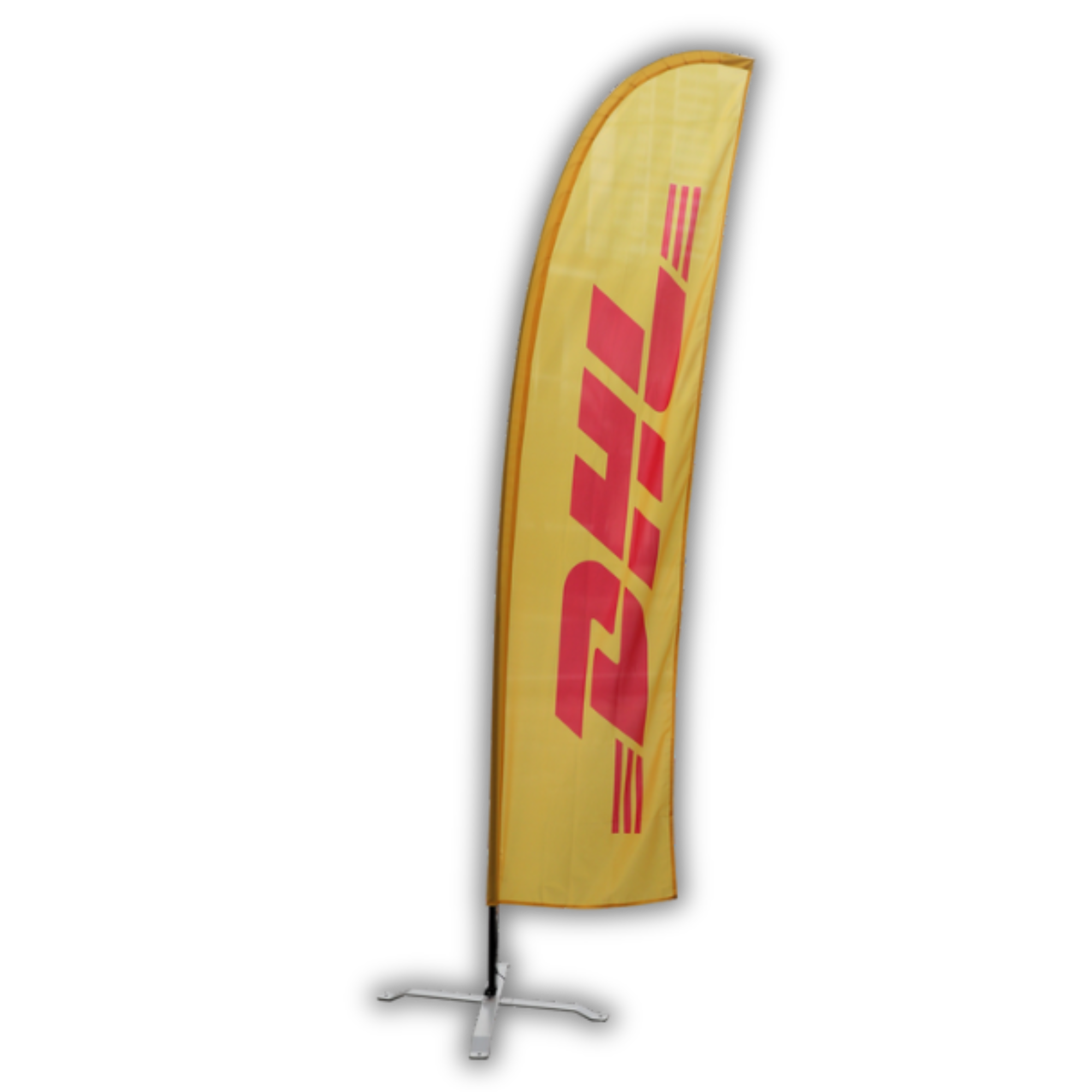Banderola sublimada DHL con base de aluminio M1CAE